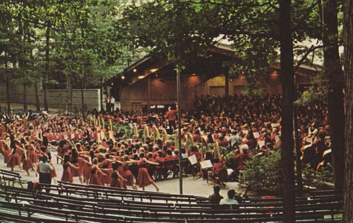Interlochen Center for the Arts - Old Postcard View (newer photo)
